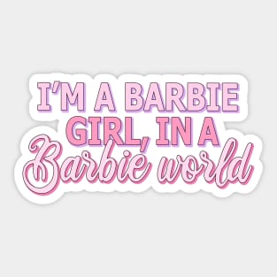 I am barbie girl in the world top